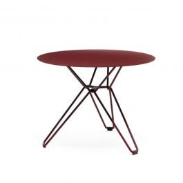 Table basse ronde Tio Rouge Massproductions JardinChic