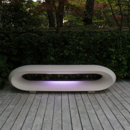 Banc Loop lumineux Serralunga Jardinchic