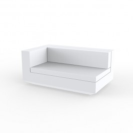 Canapé Modulable Vela - Module Droit XL Blanc Vondom Jardinchic