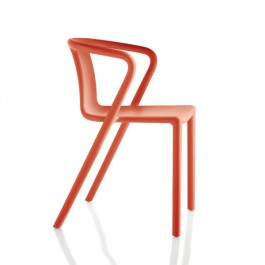 Lot de 4 Chaises Air Chair avec accoudoirs Profil Orange Magis JardinChic