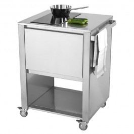 Module CunKitchen avec Induction Acier Inox JokoDomus JardinChic