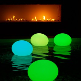 Boules Lumineuses FlatBall M Smart And Green JardinChic