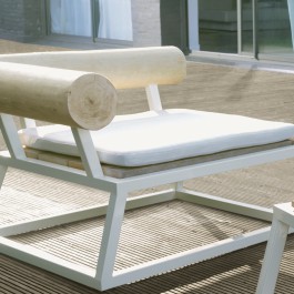 Galette Natsiq Tissu Bleu Nature JardinChic