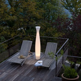 Pot Lumineux Scarlett 180 Light neutre Terrasse Serralunga JardinChic