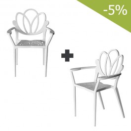 Offre Spéciale Lot de 2 Chaises Marguerite Driade JardinChic