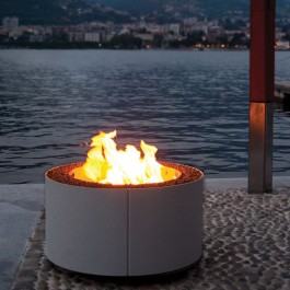 Braséro Mangiafuoco Blanc Nuit AK47 Design JardinChic