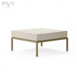 Pouf Sutra Kaki Argent Or EGO Paris Jardinchic