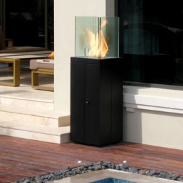 Cheminée d'Extérieur Tower Ambiance Ecosmart Fire JardinChic