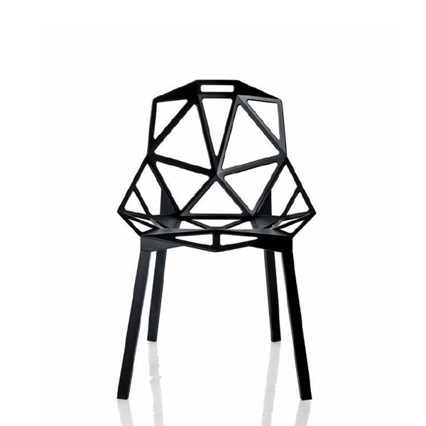 Lot de 2 Chaises One Empilables Noir Magis JardinChic Lot de 2 Chaises One Empilables Noir Magis JardinChic
