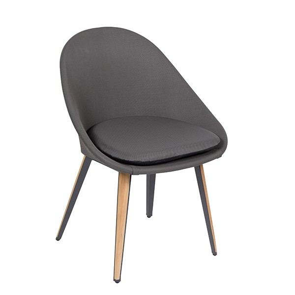 Chaise Vanity Anthracite Brun Foncé Vlaemynck Jardinchic Chaise Vanity Anthracite Brun Foncé Vlaemynck Jardinchic