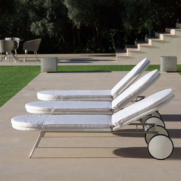 Chaise longue Shell Blanc Profil Fuera Dentro JardinChic Chaise longue Shell Blanc Profil Fuera Dentro JardinChic