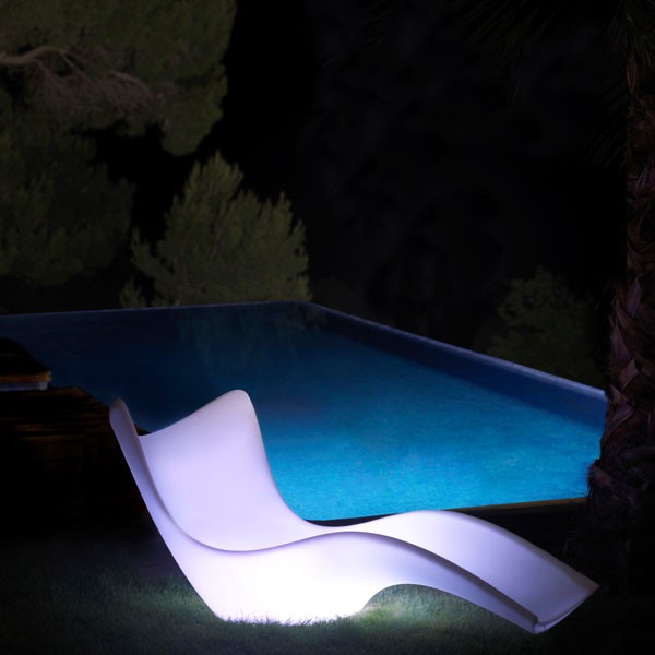 Chaise Longue Surf Lumineuse Vondom JardinChic Chaise Longue Surf Lumineuse Vondom JardinChic
