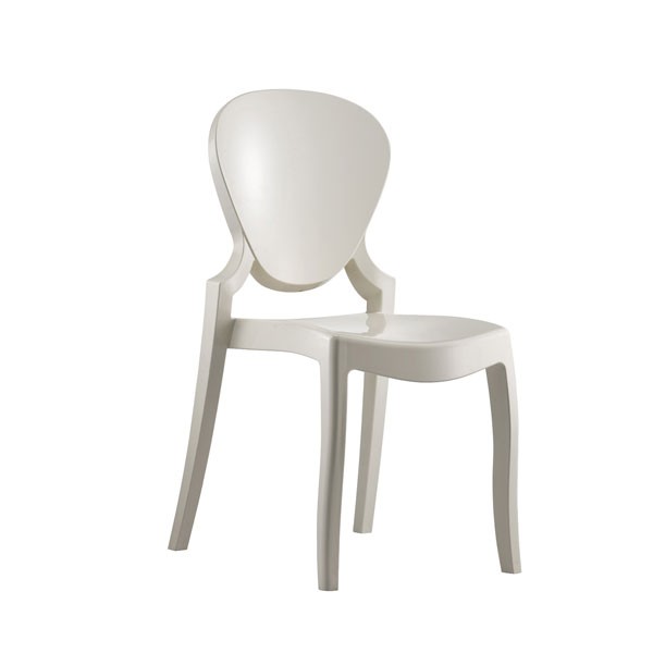Lot de 2 Chaises Queen Mat Blanches Pedrali JardinChic Lot de 2 Chaises Queen Mat Blanches Pedrali JardinChic