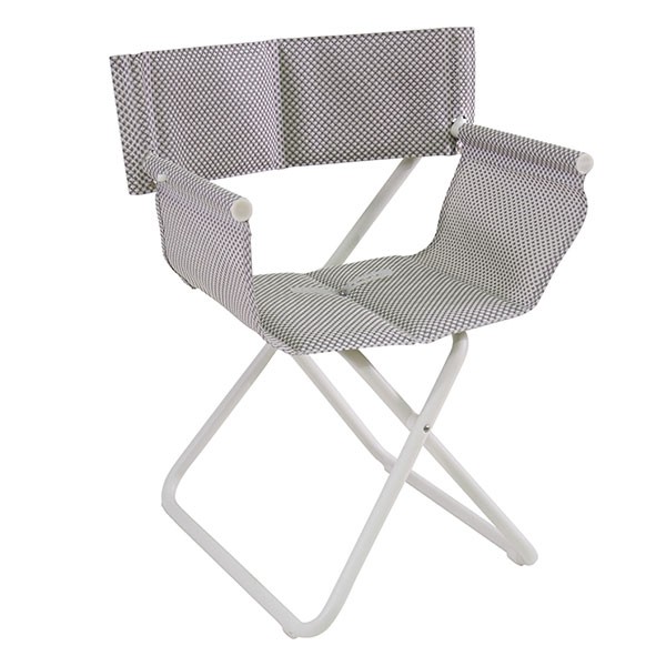 Chaises Directeur Snooze Blanc casse / tissu glace Emu jardinchic Chaises Directeur Snooze Blanc casse / tissu glace Emu jardinchic