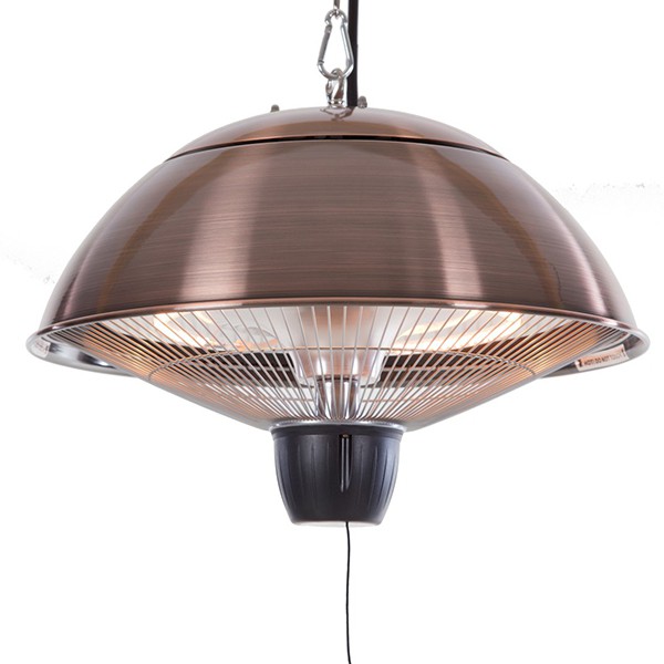 Chauffage d'Extérieur Halogène Suspendu 1500W Copper Outtrade Jardinchic