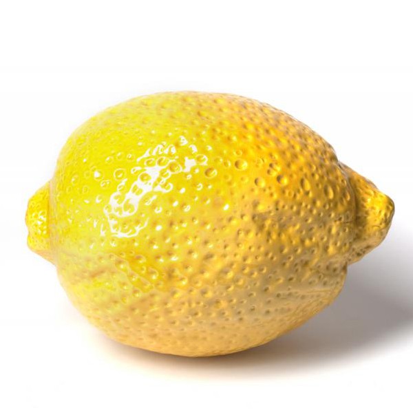 Céramique Citron Brillant Sculpture  BullStein JardinChic