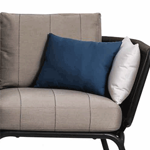 Coussins d'Agrément Bleu et Blanc cassé pour Modules Yland Oasiq Jardinchic Coussins d'Agrément Bleu et Blanc cassé pour Modules Yland Oasiq Jardinchic