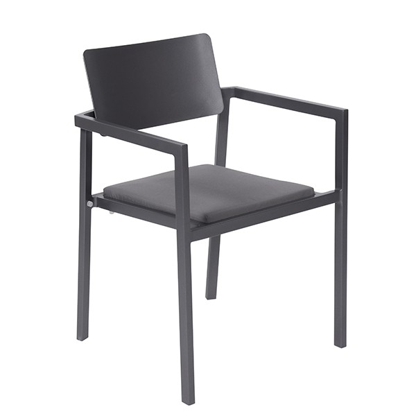 Fauteuil Perspective Anthracite / Ardoise Vlaemynck Jardinchic Fauteuil Perspective Anthracite / Ardoise Vlaemynck Jardinchic