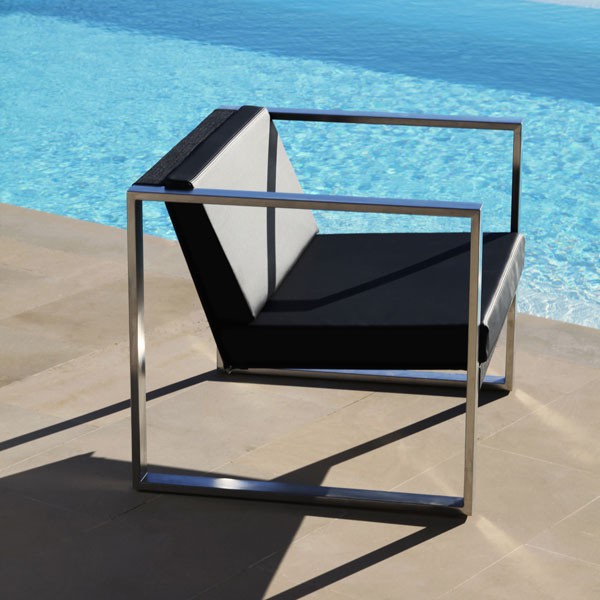 Stoel Teak Cima Lounge Stoel Teak Cima Lounge