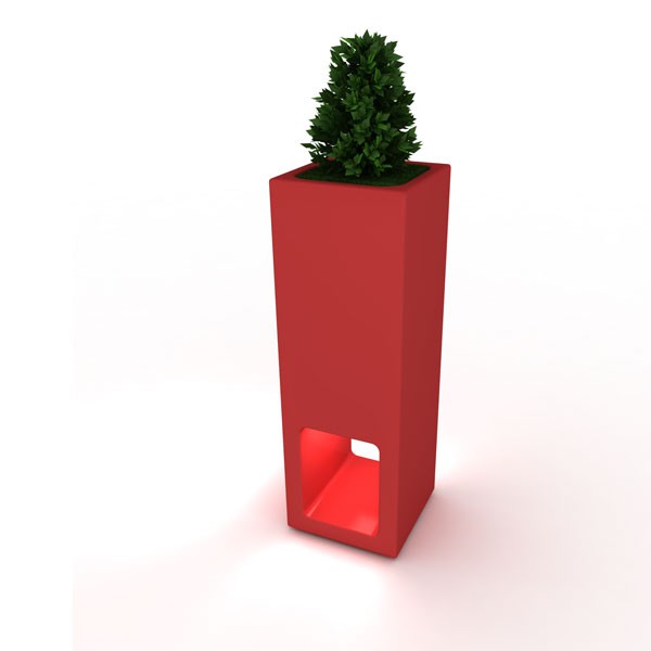 Pot Lluna Nova lumineux Rouge Serralunga JardinChic Pot Lluna Nova lumineux Rouge Serralunga JardinChic