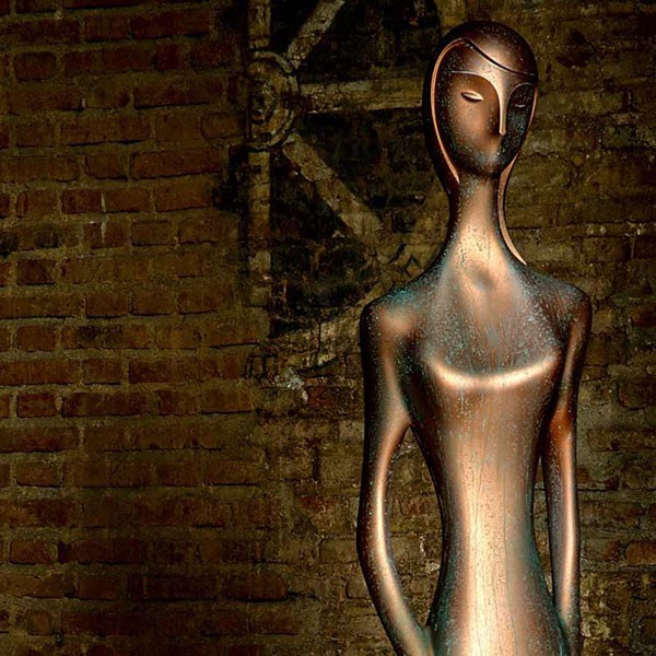 Statue Oxidized Penelope MyYour JardinChic Statue Oxidized Penelope MyYour JardinChic