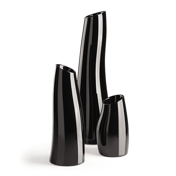 Pot Madame 60/95/145 Laqué Noir Plust Jardinchic Pot Madame 60/95/145 Laqué Noir Plust Jardinchic
