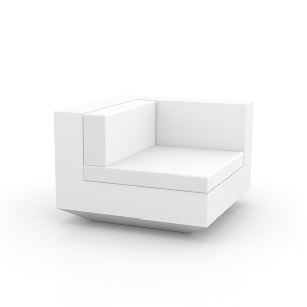 Canapé Modulable Vela - Module Gauche Blanc Vondom Jardinchic Canapé Modulable Vela - Module Gauche Blanc Vondom Jardinchic