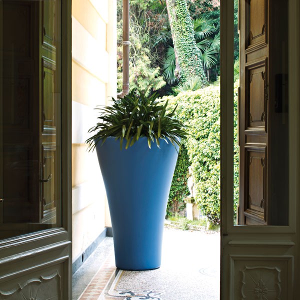 Pot Ming Extra High Bleu Serralunga JardinChic Pot Ming Extra High Bleu Serralunga JardinChic