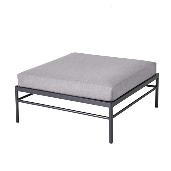 Pouf Rivage Anthracite Toile Natté Sunbrella Gris Clair Vlaemynck Jardinchic Pouf Rivage Anthracite Toile Natté Sunbrella Gris Clair Vlaemynck Jardinchic