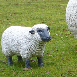 Statue Mini Mouton Blanc Tête Noire Tex Artes Jardinchic Statue Mini Mouton Blanc Tête Noire Tex Artes Jardinchic