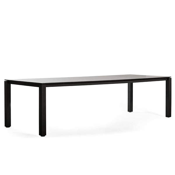 Table Repas Machar Pieds Alu Plateau HPL Noir 280cm Oasiq Jardinchic Table Repas Machar Pieds Alu Plateau HPL Noir 280cm Oasiq Jardinchic