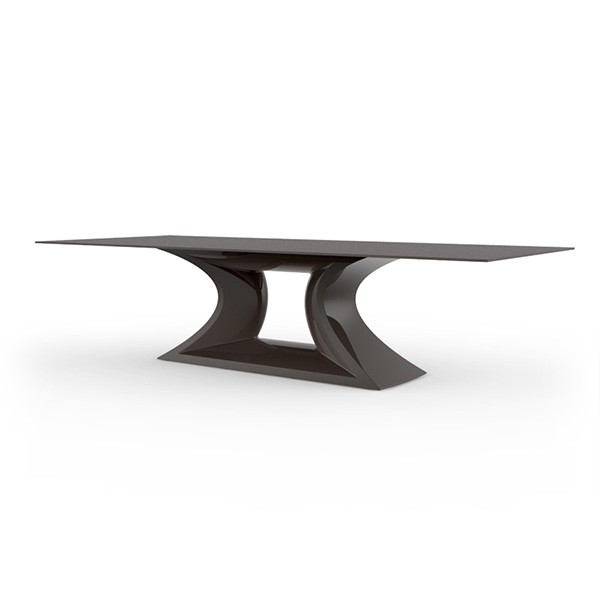 Table Rest Plateau Verre Blanche Vondom JardinChic Table Rest Plateau Verre Blanche Vondom JardinChic