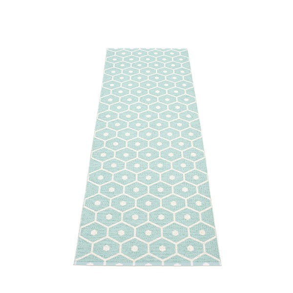 Tapis Honey Pale Turquoise - Vanilla 70x225 Pappelina JardinChic Tapis Honey Pale Turquoise - Vanilla 70x225 Pappelina JardinChic