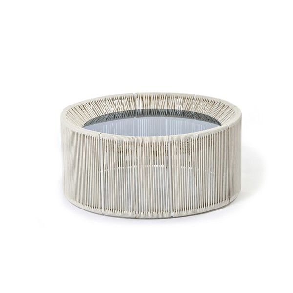 Table Basse Tibidabo Ø65cm Structure Blanc - Cordage Blanc Varaschin Jardinchic Table Basse Tibidabo Ø65cm Structure Blanc - Cordage Blanc Varaschin Jardinchic