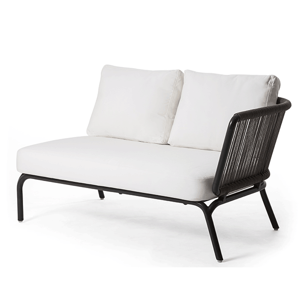 Module Droit 2 Places Canapé Yland Taupe/Anthracite Tissu Blanc Oasiq Jardinchic Module Droit 2 Places Canapé Yland Taupe/Anthracite Tissu Blanc Oasiq Jardinchic