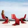 Chaises Voxel Rouges Vondom Jardinchic