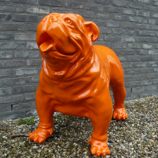 Standbeeld Gelakt Engels Bulldog