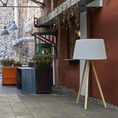 Agata Wood Vloerlamp