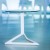 Tabel Met Glass Top H73cm Delta 
