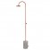 Douche Aquart Lux Cuivre & Base Béton Seletti JardinChic