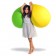 Poefjes Baloon geel en groen Apple YOUNOW Florence Jaffrain JardinChic