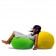 Poefjes Baloon geel en groen Apple YOUNOW Florence Jaffrain JardinChic