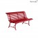 Banc Louisiane 150cm Coquelicot Fermob Jardinchic