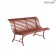 Banc Louisiane 150cm Ocre Rouge Fermob Jardinchic