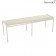 Banc Luxembourg Gris Argile Fermob Jardinchic