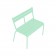 Banc Luxembourg Kid Vert Opaline Fermob Jardinchic