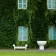 Banquette Belle Etoile Blanc Ambiance Jardin Serralunga JardinChic