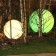 Bal licht LED groen geel bol 01 JardinChic