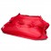 Poef Buggle-Up rood bandjes Fatboy JardinChic