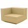 Canapé Modulable Vela - Module Droit Beige Vondom Jardinchic